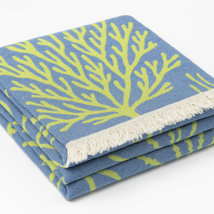 Coastal Serenity – Limited Edition Muslin Peshtemal, 4-Ply, Reversible